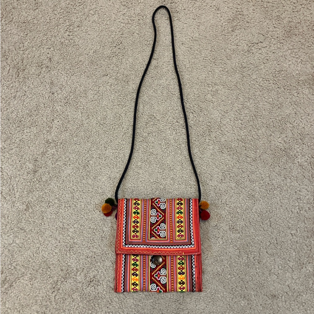 3 for $30 🎁 Colorful Patterned Women's Crossbody Bag Purse Embroidered Thailand